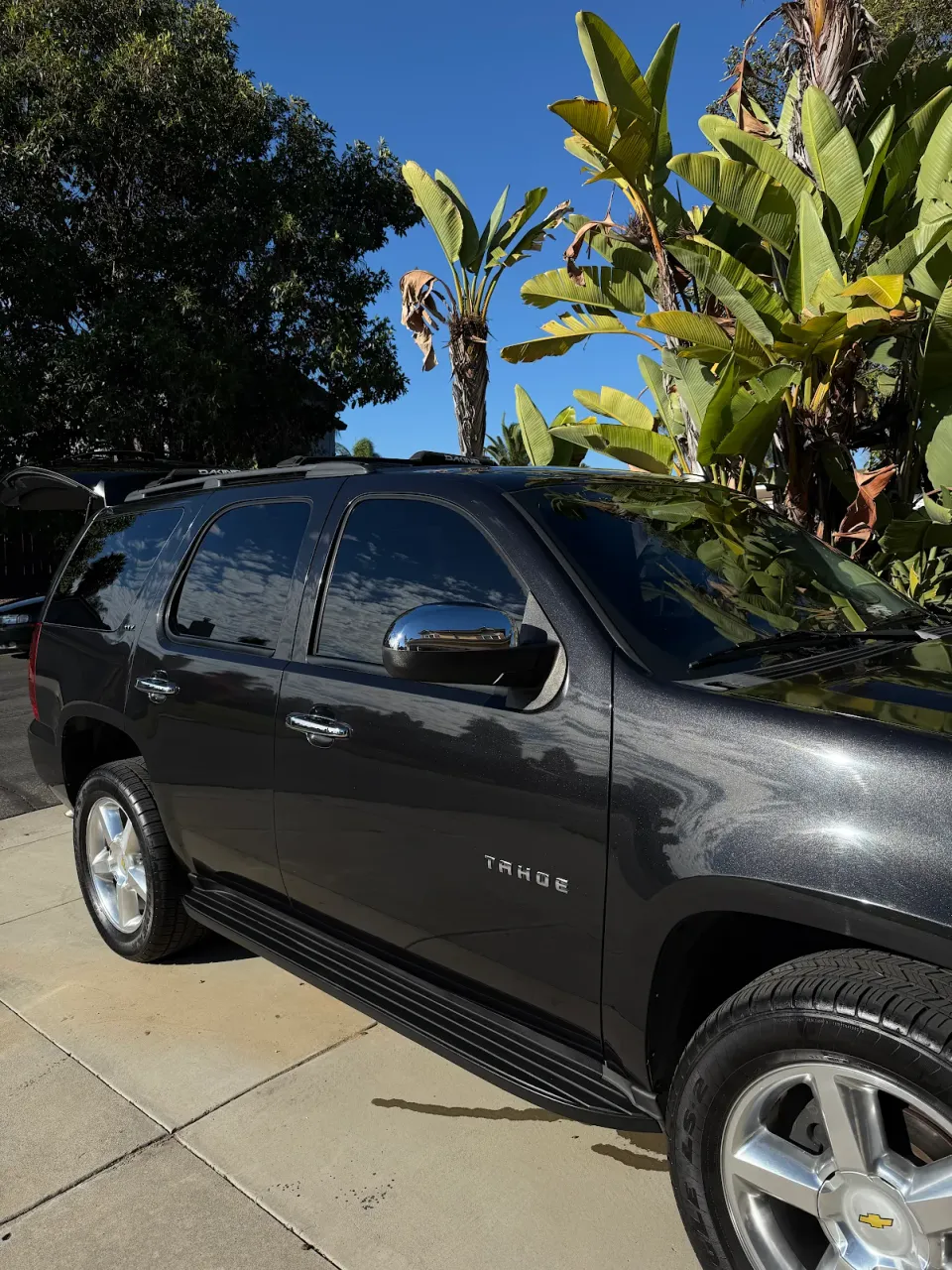 2012 Chevrolet Tahoe exterior after complete detail — refreshed paint and trim