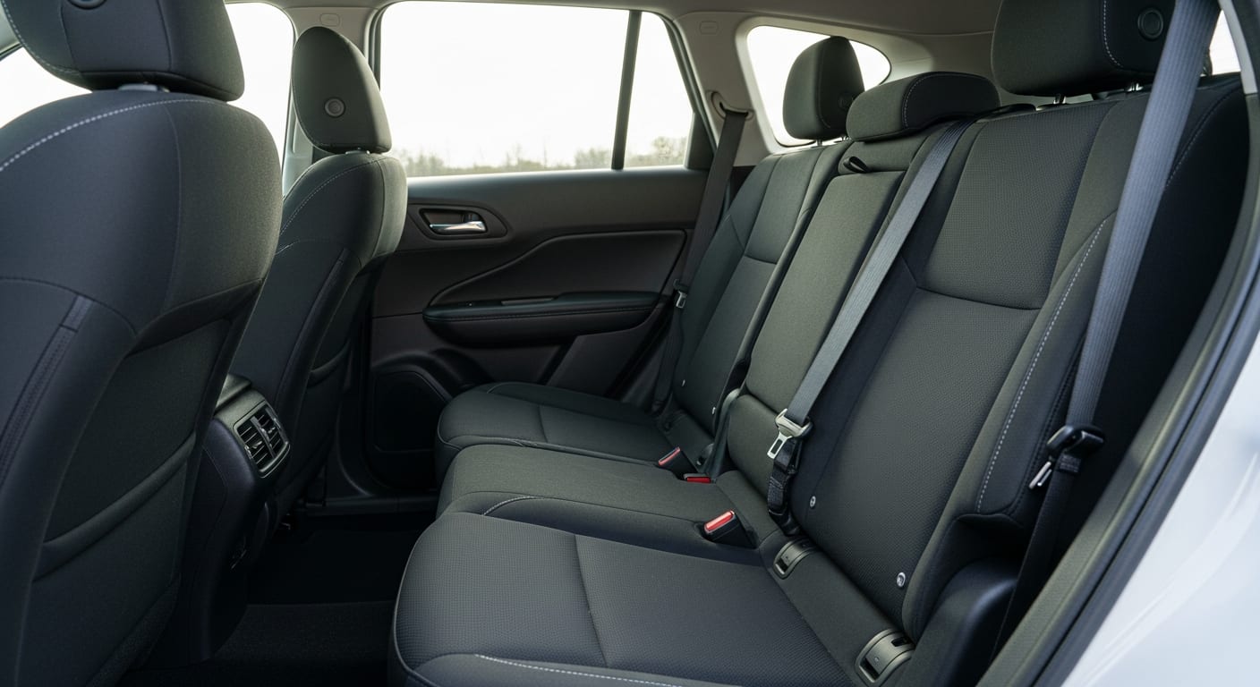 Spotless clean car interior after a professional detail